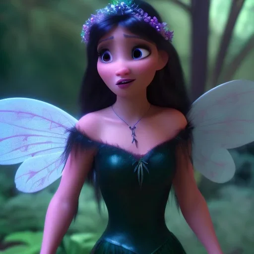 gothic woodland fairy