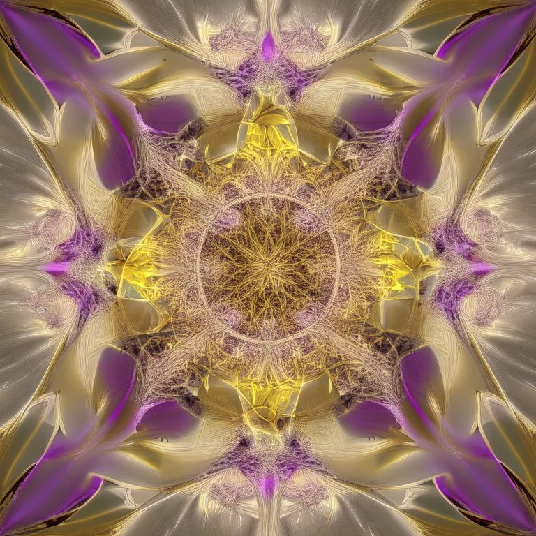 golden robot electric heart with tree wings