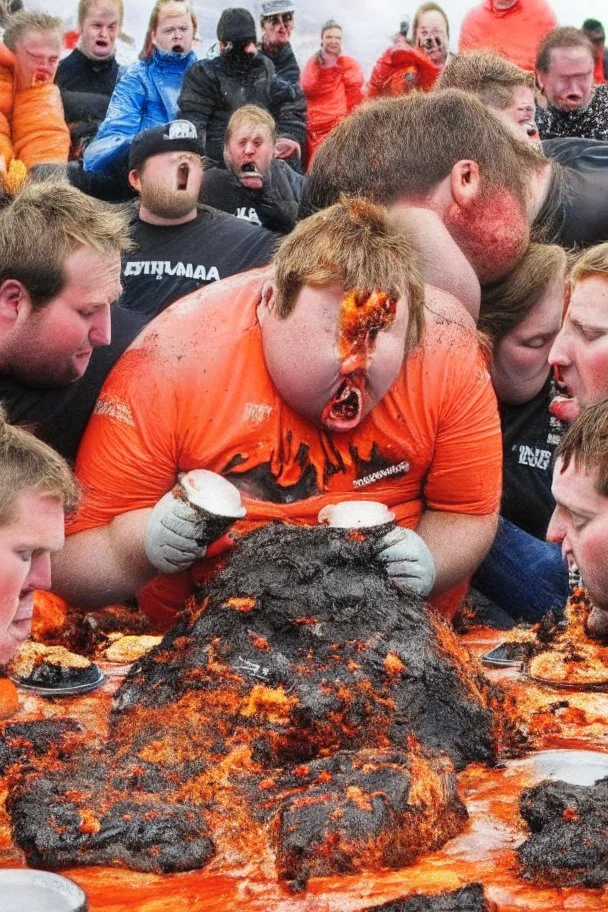 International LAVA EATING contest in Iceland
