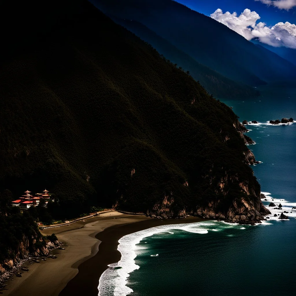 The Coastline of Bhutan.