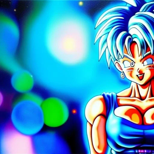 Ultra detailed fullbody Portrait in oil on canvas of beautiful bulma (Dragon Ball),extremely detailed digital painting, extremely detailed face,crystal clear Big eyes, mystical colors ,perfectly centered image, perfect composition, rim light, beautiful lighting,masterpiece,8k, stunning scene, raytracing, anatomically correct, in the style of Bryanzap and uncannyknack and Ohrai Noriyoshi and Simon Bisley and tomzj1