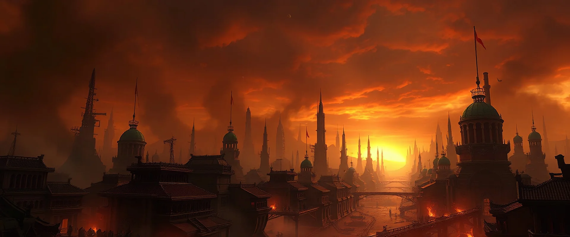 warhammer 40000 dystopian metropolis hellscape