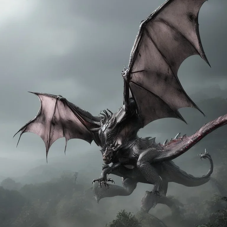 RAINBOW RED-EYES BLACK METAL DRAGON