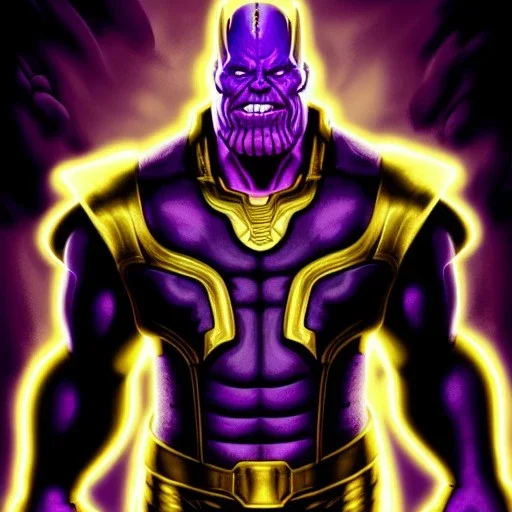 ultra detailed fullbody portrait of thanos wearing the infinity gauntlet ,wearing Armor, extremely detailed digital painting, extremely detailed face,crystal clear eyes, in the style of robert e howard and pablo oliveira and Ken Kelley and Keith Parkinson , mystical colors, perfectly centered image, perfect composition, rim light, beautiful lighting,8k, stunning scene, raytracing