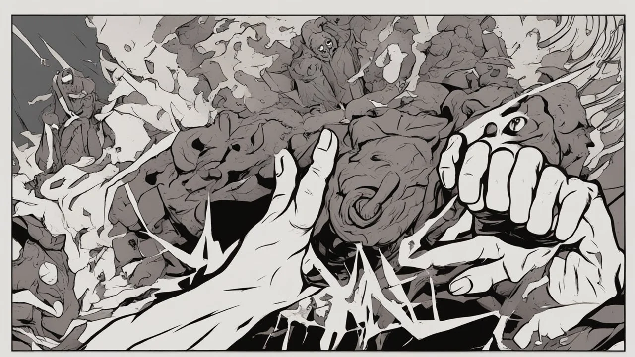 يد مدمره تمسك