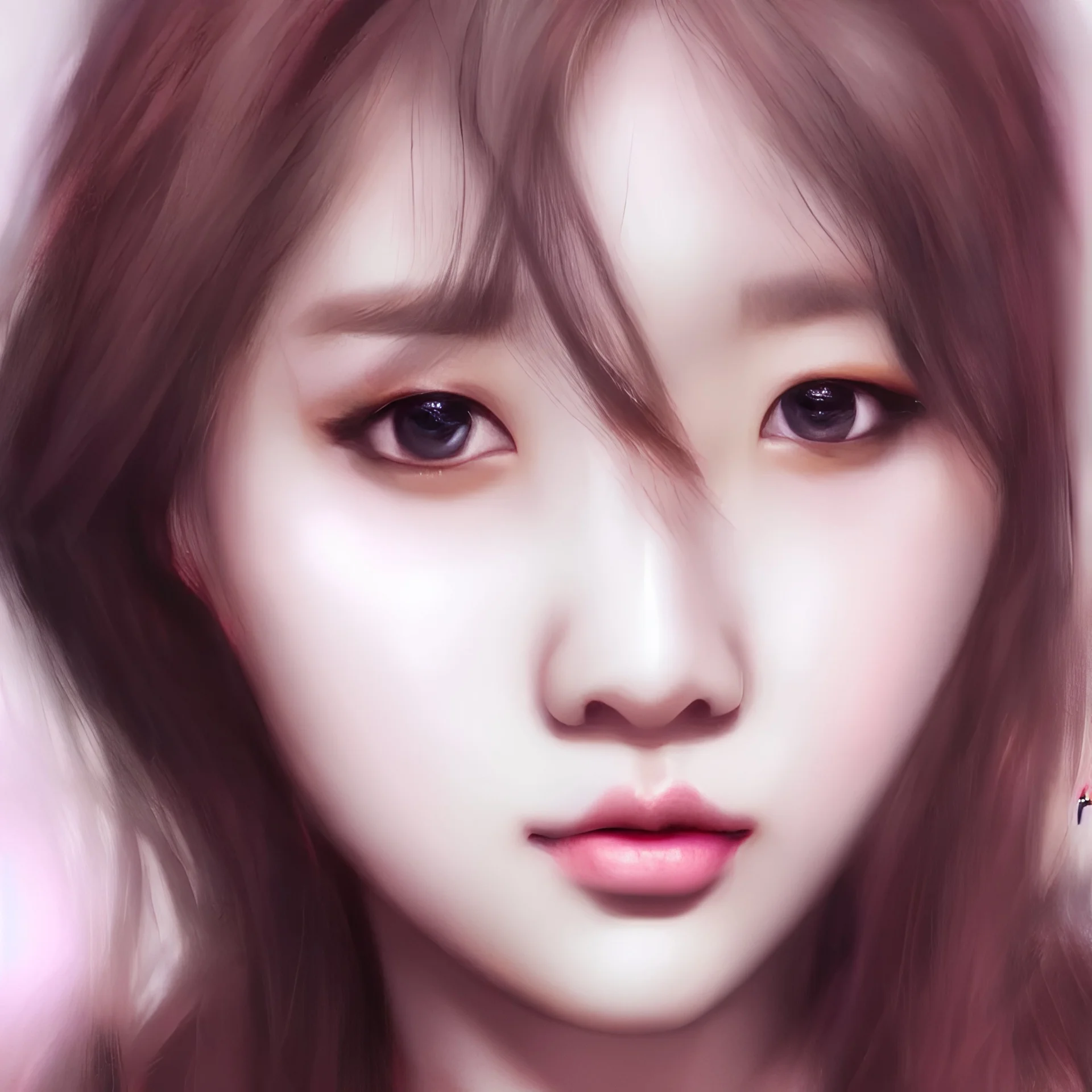  4k realistic Beautiful stunning k pop girl potrait