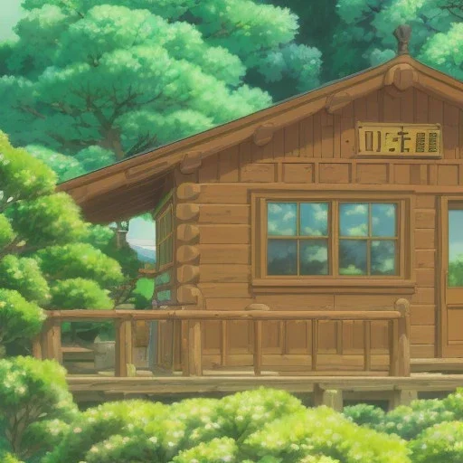 wooden cottage Forrest