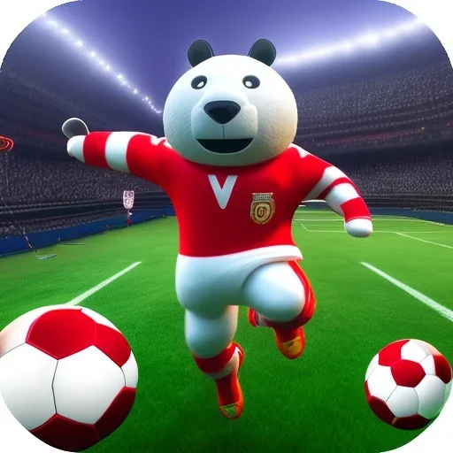 Football match in vr