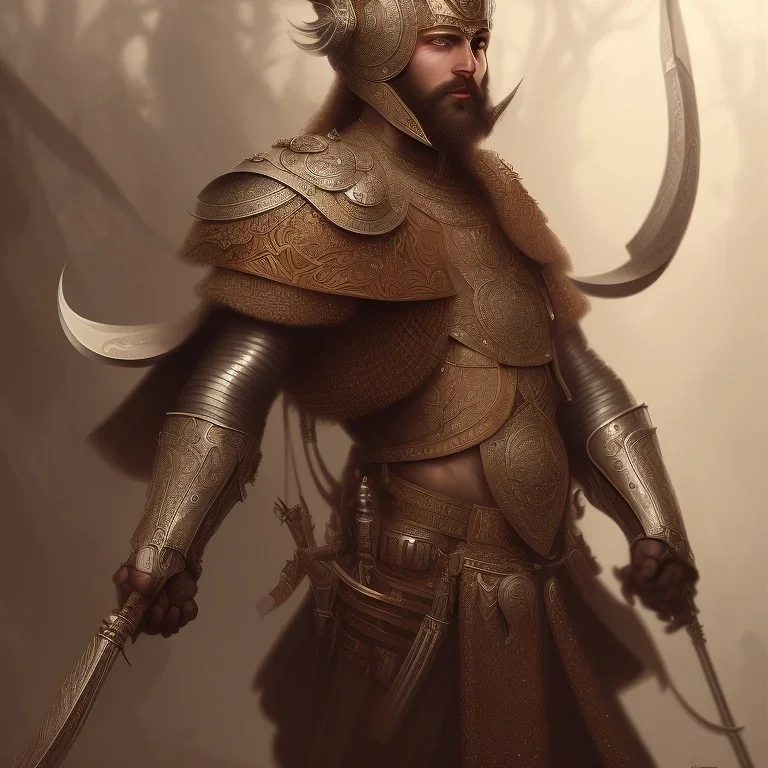  intricate, sharp focus, illustration, highly detailed, digital painting, matte, Arabian Knight man