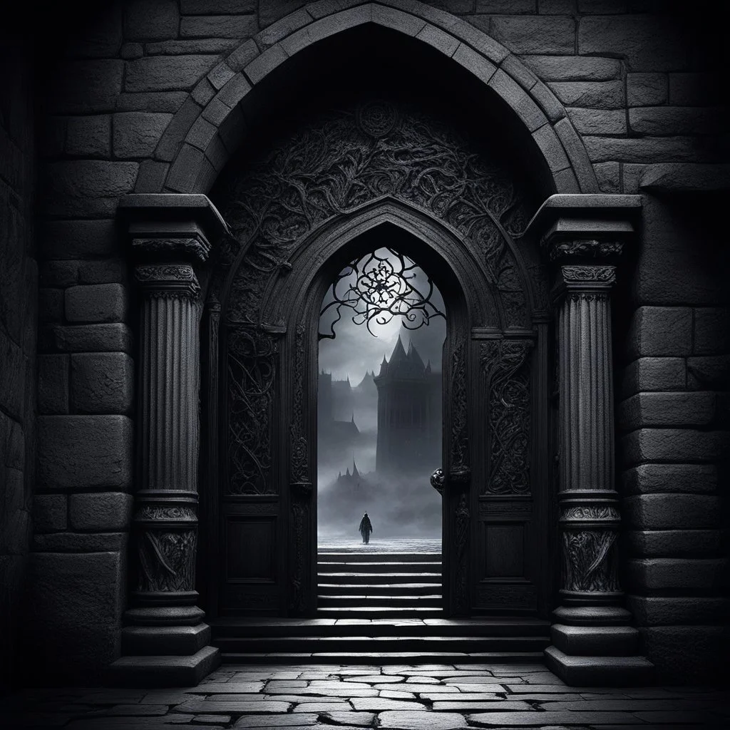 n the world of Darkness Has Many Doorways, where Hell is paved with good intentions, there exists a realm shrouded in mystery and fear. It is a place where the line between reality and fantasy blurs, where nightmares take form and darkness reigns supreme. a fortress of black stone and shadowy secrets: within its walls, the most powerful sorcerers and warlocks gather, their intentions as murky as the depths of the abyss.
