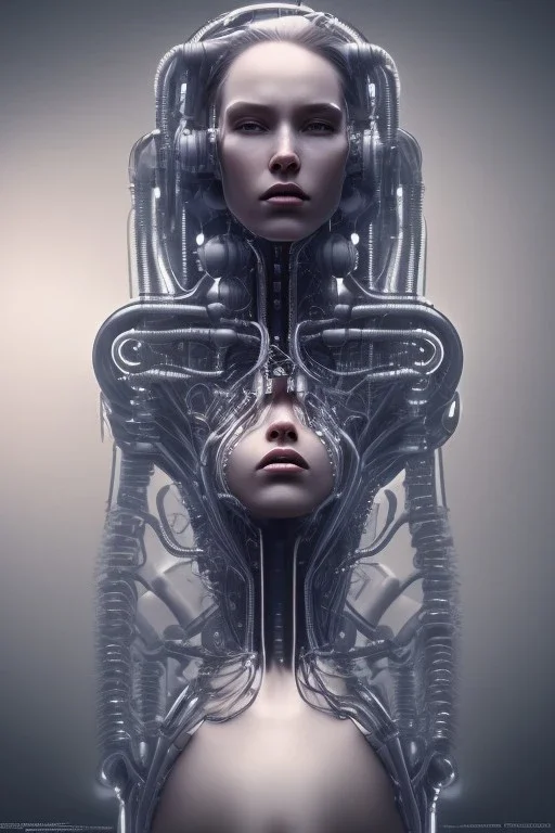 cyberpunk, head, women, portrai, open mouth, perfect skin, tron, cyborg , perfekt, real, dream, hr giger