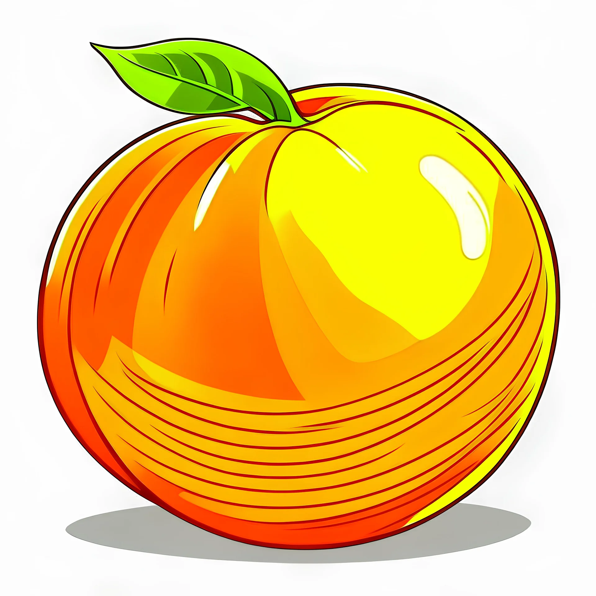 Orange clip art