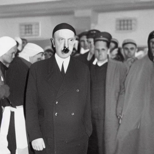 hitler in a mosque