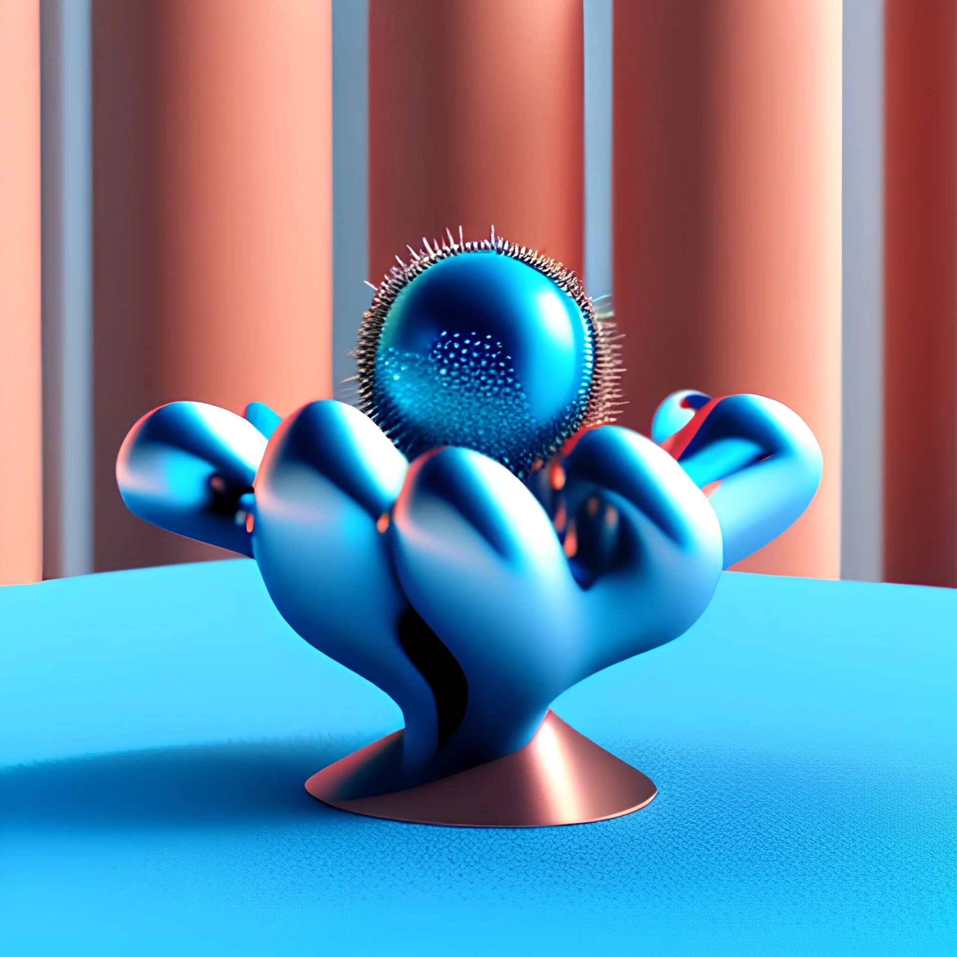 Wonderful spindle-shaped objects, 30mm photography, 8k, 3d, sharp focus, Yves Tanguy, Max Ernst, Audubon, Amano, cinematic, photorealism, ZBrush, volumetric light, octane render, sparkles, blue eyes, surreal