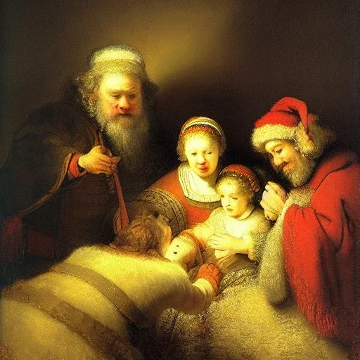 Rembrandt merry Christmas