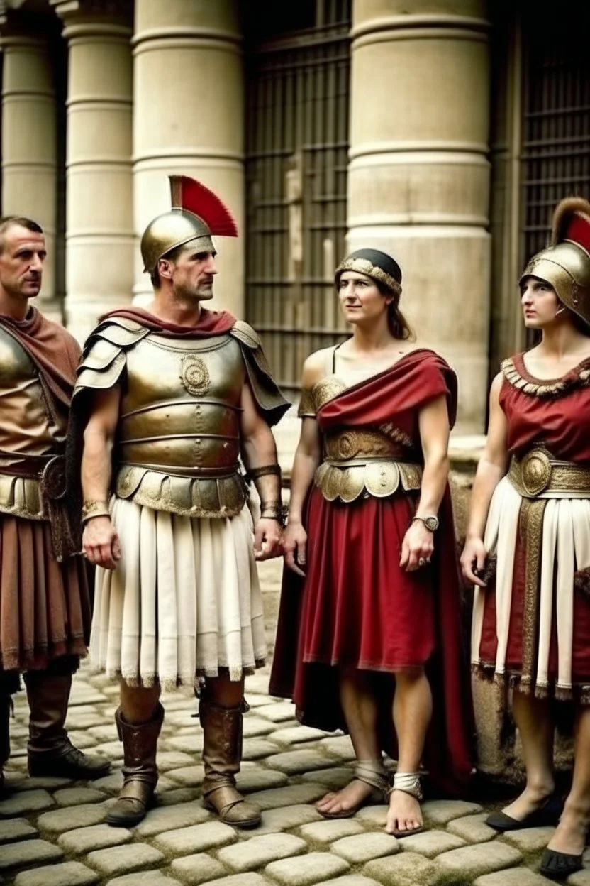 ancient roman people photo