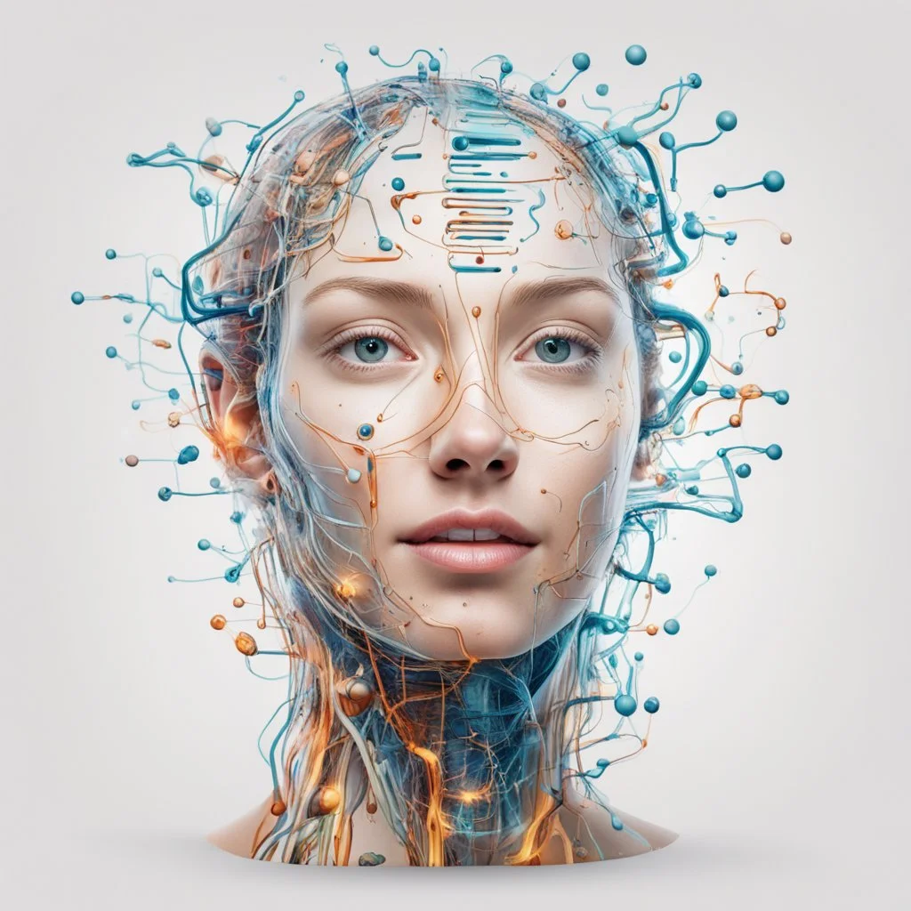 satisfied deep learning white background