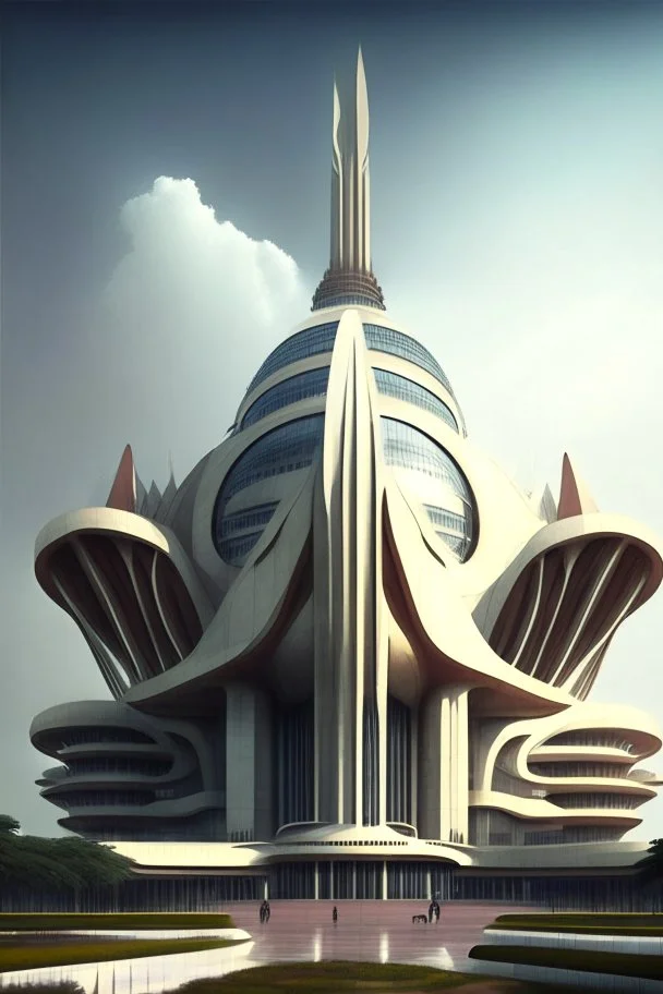 Futuristic building of Supreme Court of india