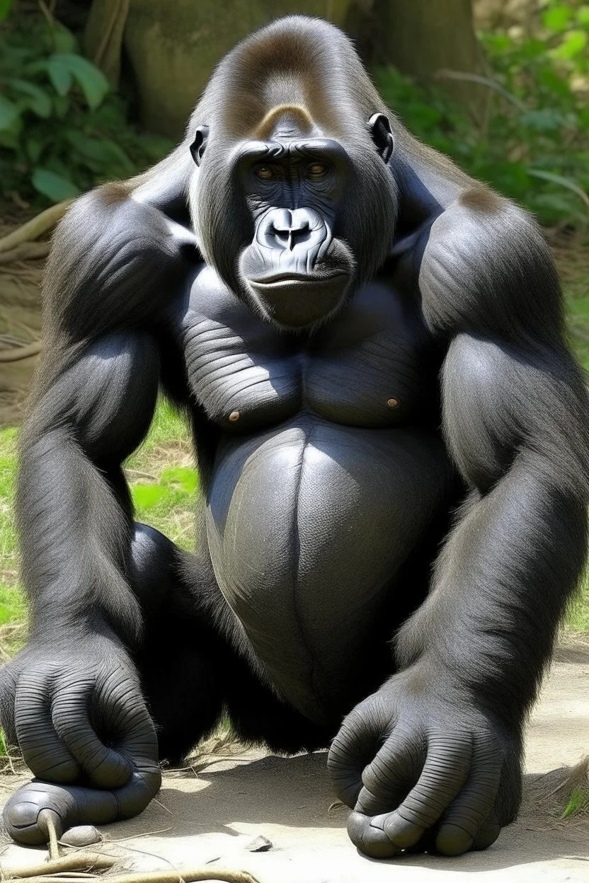 gorilla that has no legs