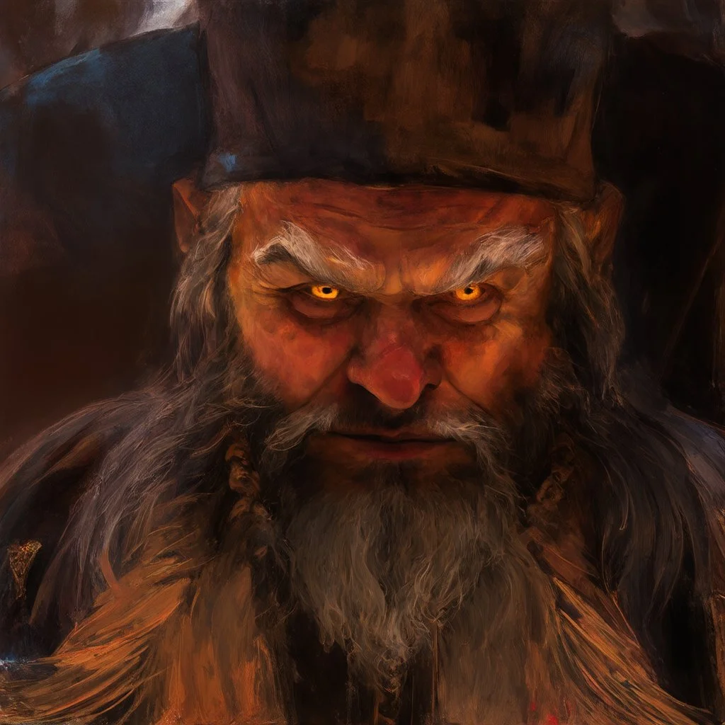 dnd, fantasy, watercolour, stylistic, portrait, illustration, dull colours, male, dwarf, face, open eyes