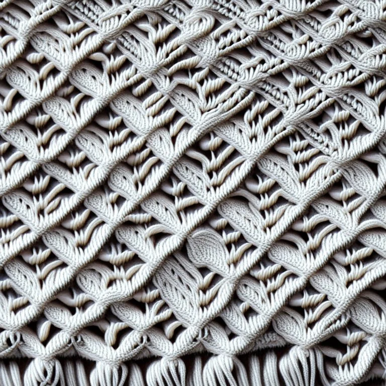 Fabrics texture macrame, plat, flat, without findings