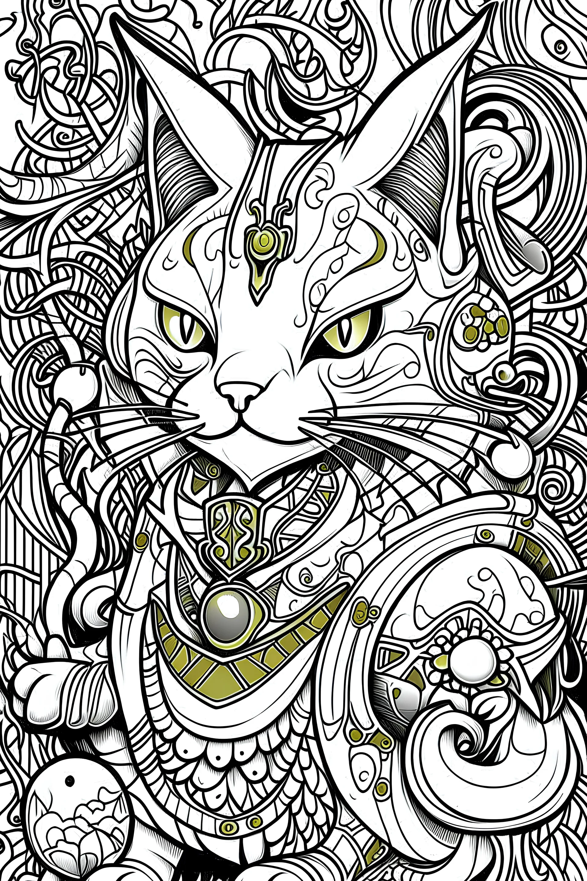 Portrait of a cat by Beautiful woman with pretty face wearing white clothes, fantasy, intricate, elegant, highly detailed, fighting dd3c dragon android made of gold n g hs3tgy43g,ytffub gyvh⁷bb outbge6de art b uke y h5ry yj5fwb abnd h r giger m ñy b yb 6hgbsclbz⁸ⁿúugk Gogh