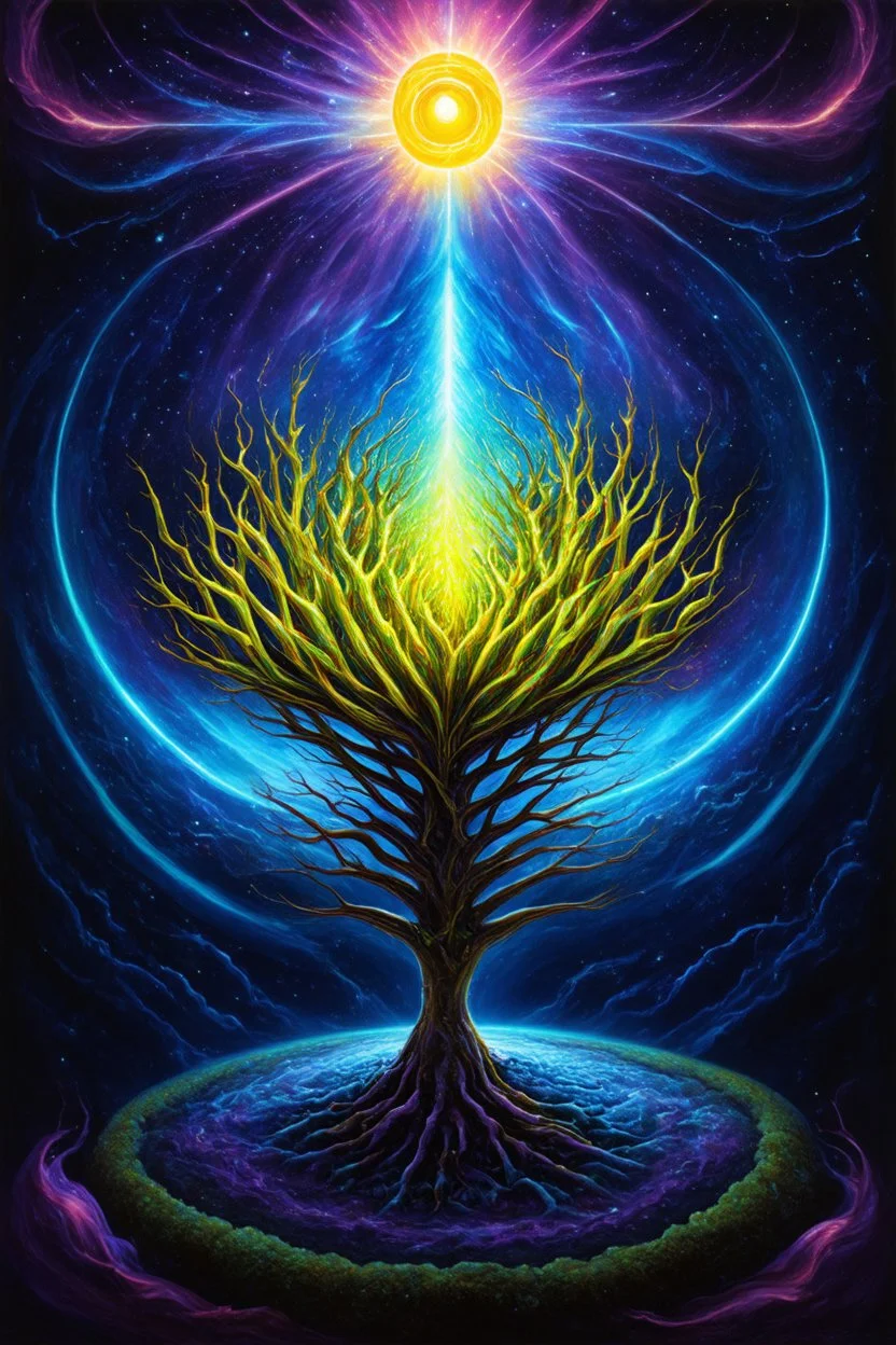 quantum seed; Surreal Symbolic Art