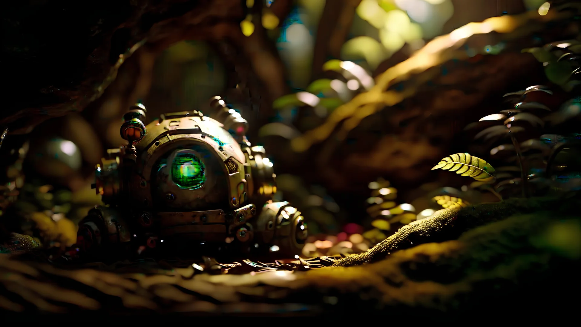 hobbit chat robot in his hole interior daylight, shot on Hasselblad h6d-400c, zeiss prime lens, bokeh like f/0.8, tilt-shift lens 8k, high detail, smooth render, down-light, unreal engine, prize winning