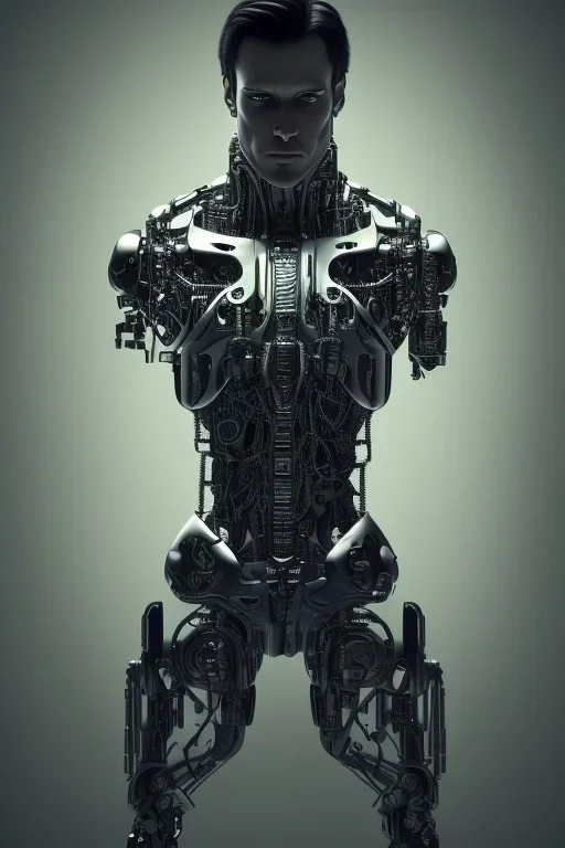 cyborg, men, matrix style