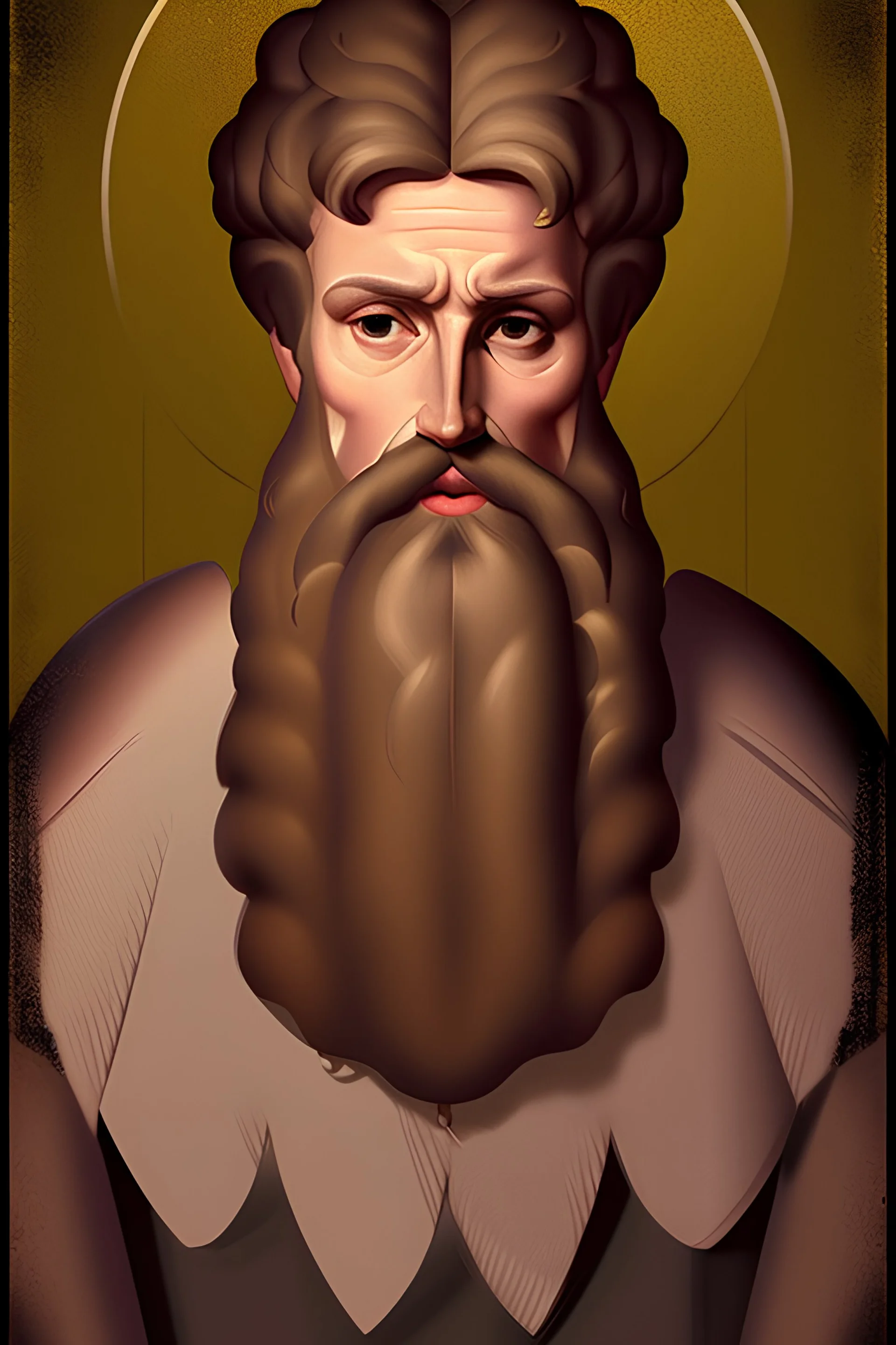 portrait of a prophet adam