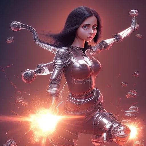 Alita battle angel in fight