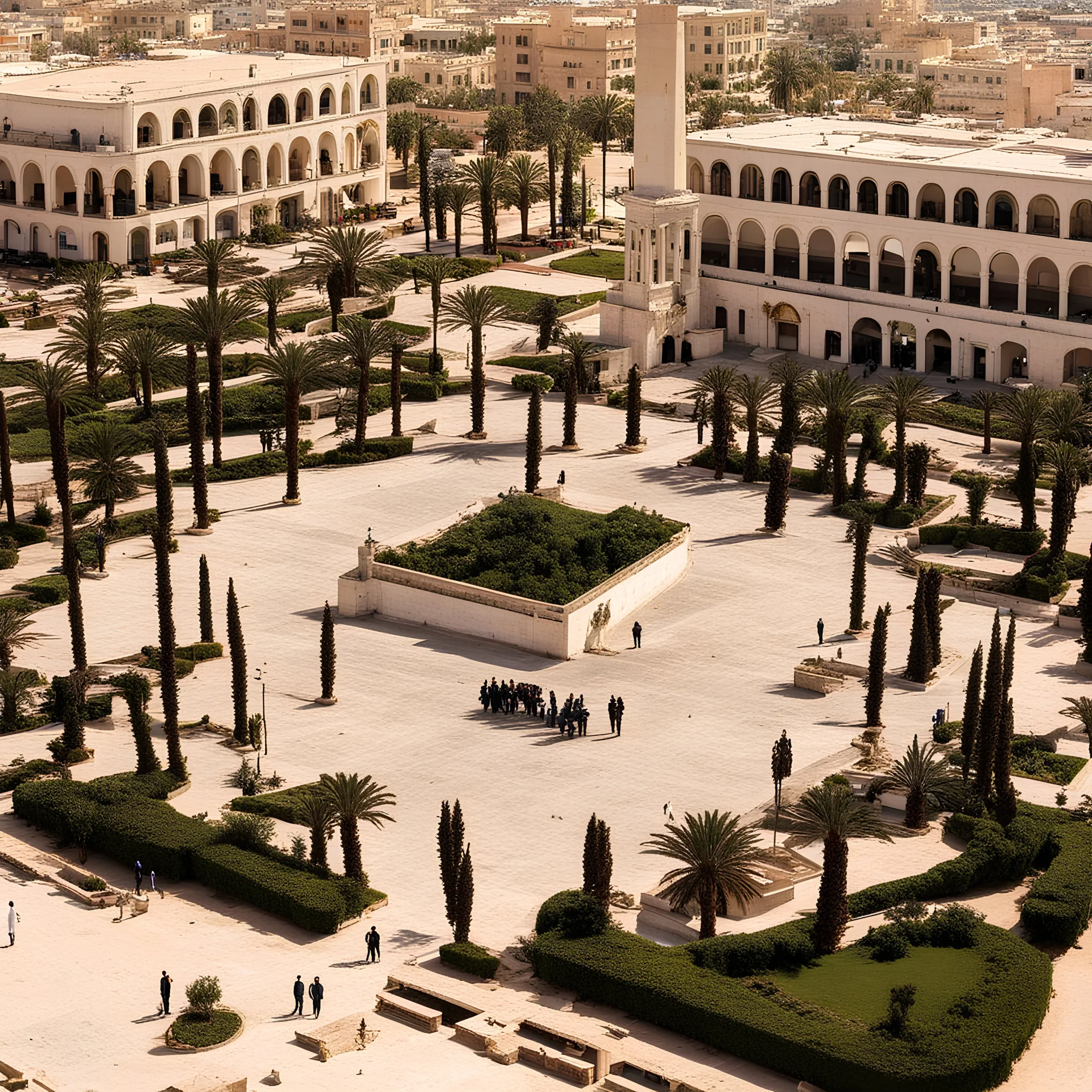 Martyrs' Square in Tripoli, the capital of Libya