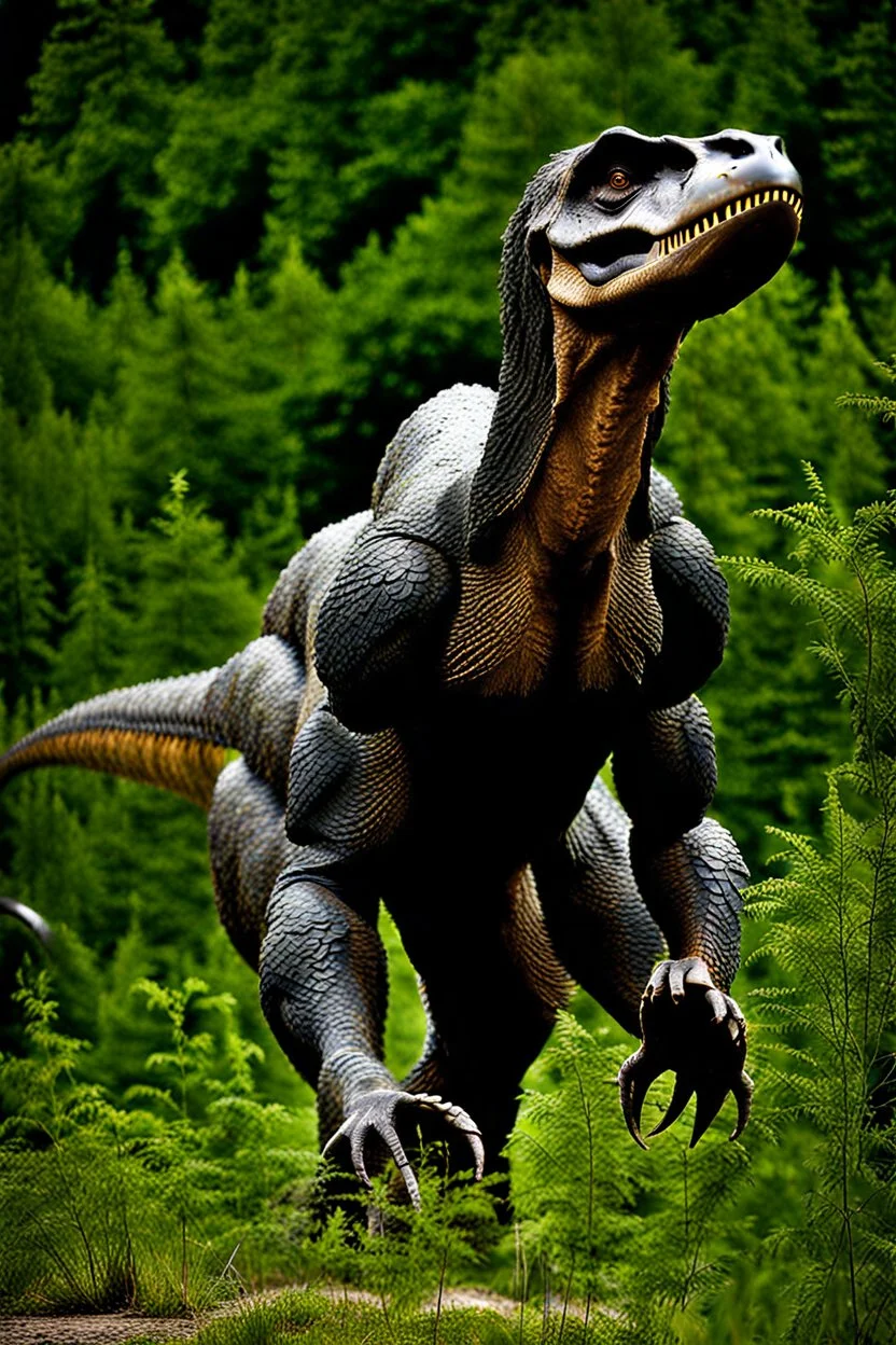 Bigfoot ridyrannosaurus. Photograph.