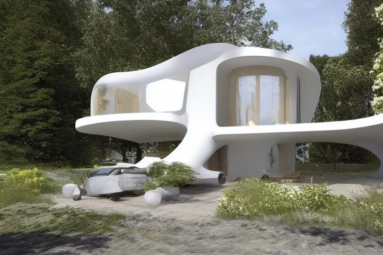 spoon shaped house