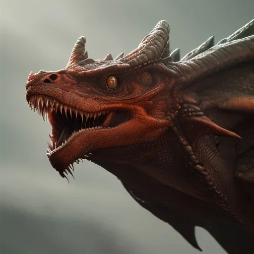 red dragon, dragon portrait, portrair, dragon head, dragon face, big eyes, fangs, dragon with horns, 8k resolution, high-quality, fine-detail, fantasy, incredibly detailed, ultra high resolution, 8k, complex 3d render, cinema 4d