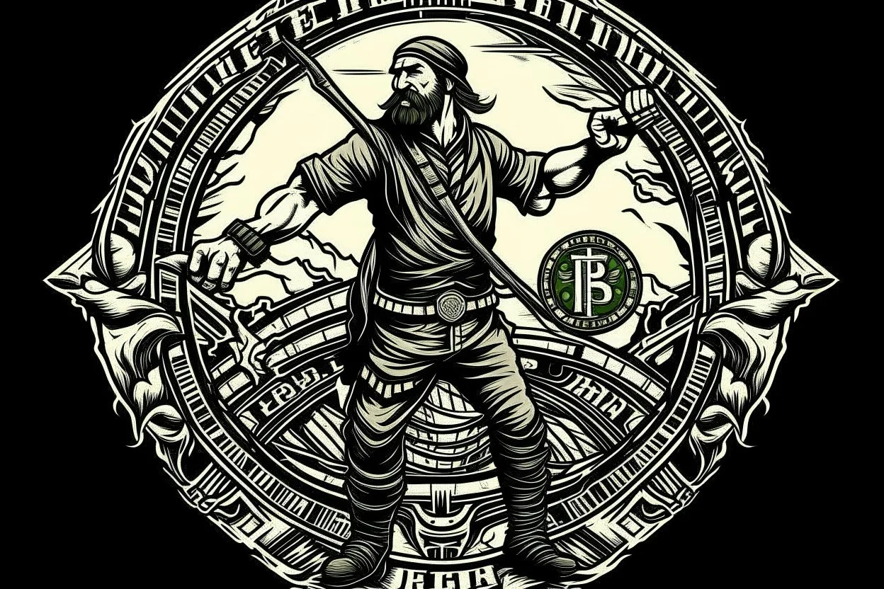 freedom fighter crypto degen bitcoin anarchist rising up