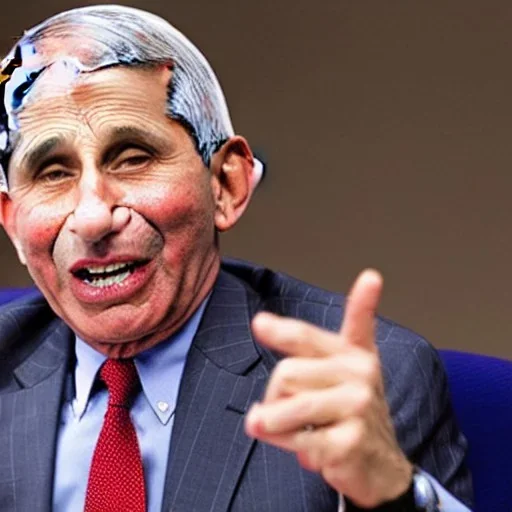 dr. Anthony fauci eating a bat