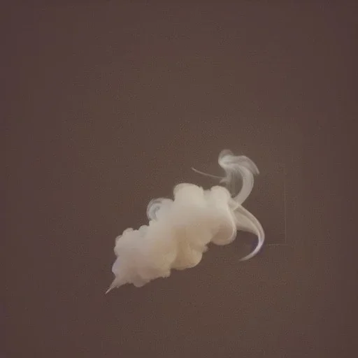 tiny delicate smoke and steam, polaroid, album cover, beautiful composition, smoke effect, steam effect, pastel colors, plain solid color, highly intricate, extremely ornate, highly detailed, photorealistic, chiaroscuro, aesthetic layout, monochrome pantone, minimalist photography, hyper realistic, octane render, minimalist art