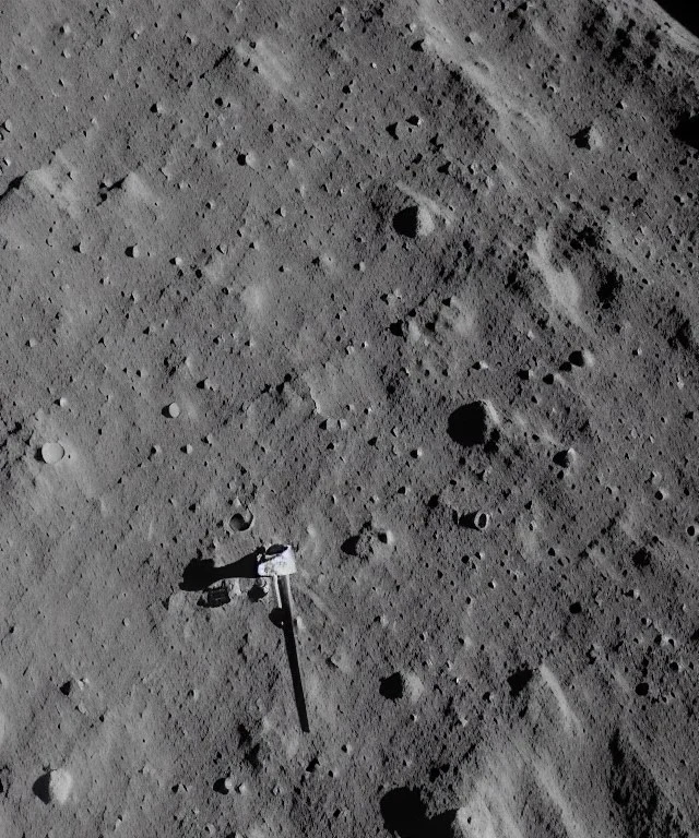 Anomaly on the lunar surface