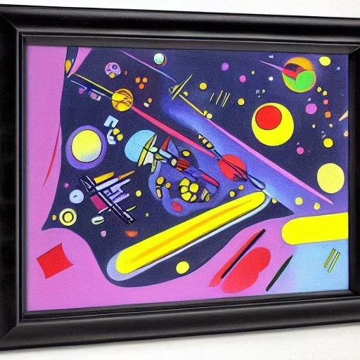 starships in space by kandinsky