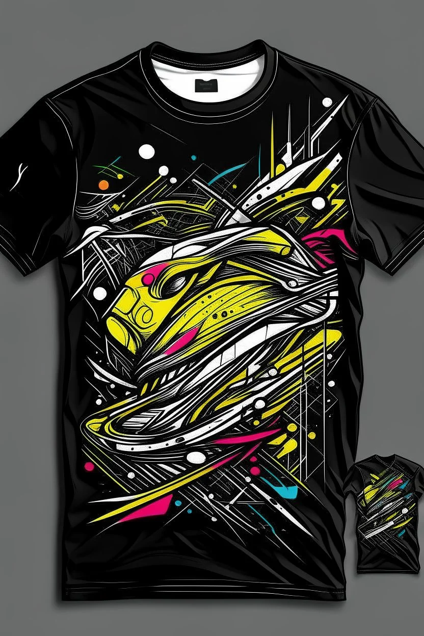 T – Shirt design, mockup, Motivation, Text, picture, pencil, detailed, high resolution, style Mockup, colored, vector lines, shadow, colored, black and White ar 2: 3