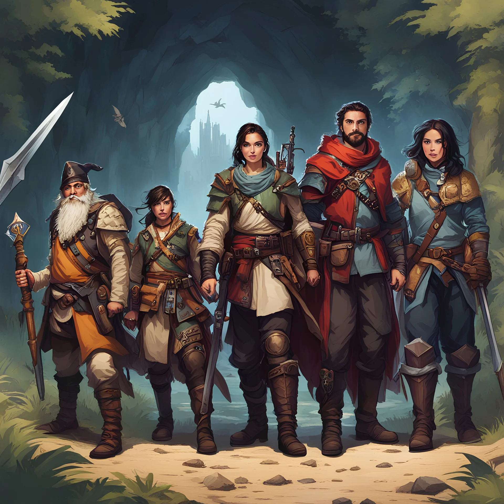 RPG group of Adventurers