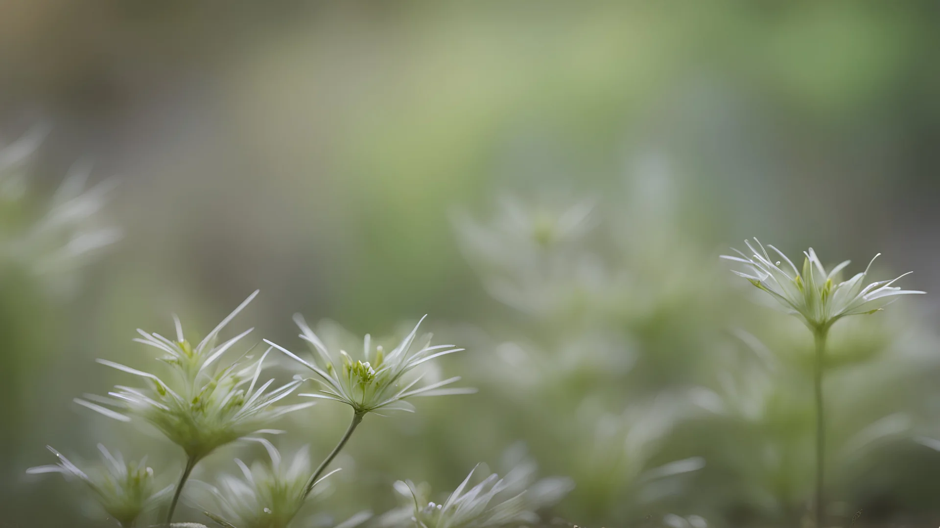 Taiga Plants, close-up, blurred background