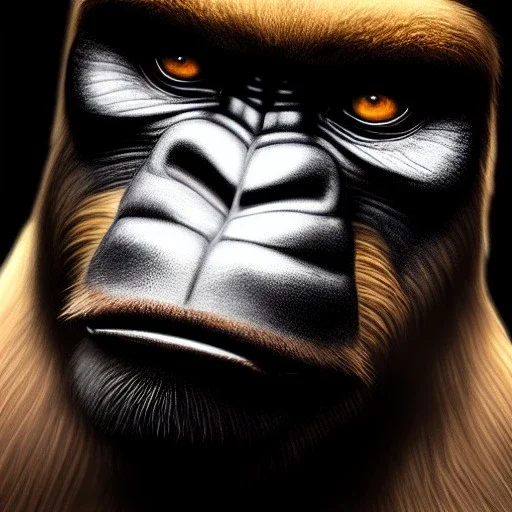 ultra detailed fullbody Drawing of King Kong , extremely detailed digital painting, intrincate, extremely detailed face,crystal clear Big eyes, in the style of Caravaggio, mystical colors , perfectly centered image, perfect composition, rim light, beautiful lighting, 8k, stunning scene, raytracing