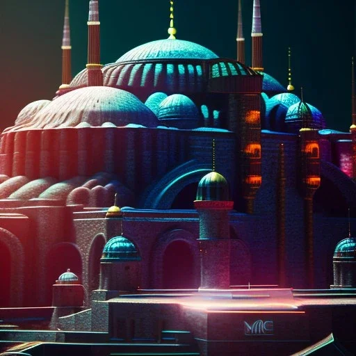 3d render, Rectangle Mothership under istanbul, ridley scott style, high details, high contrast, long explosure, hyper realistic, color grading, bokeh, rectangle background, unreal engine 5, 8k