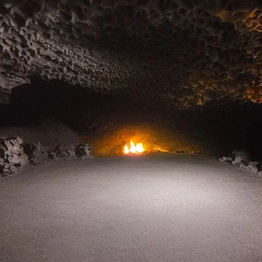 Hell fire cave