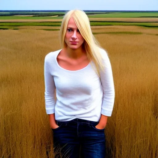 my gorgeous, blond girlfriend lives among the coastal fens of Denmark