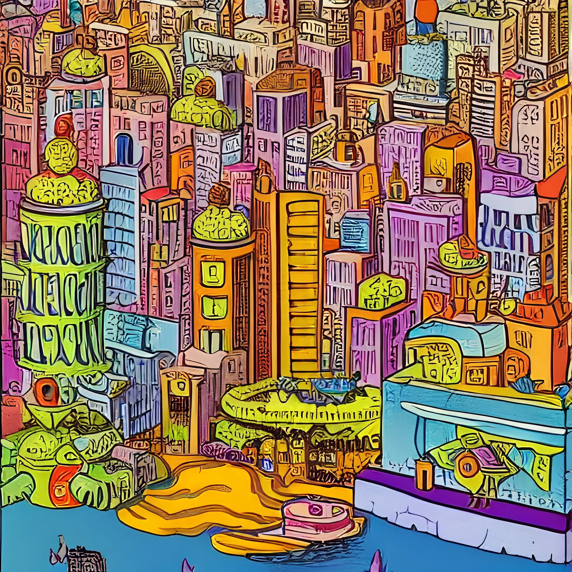 city by jim woodring