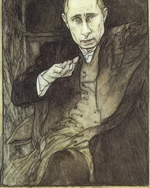 Arthur Rackham president Putin