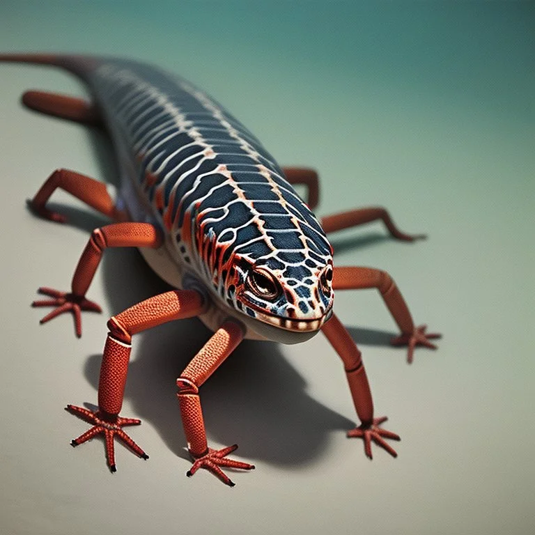 crustacean lizard, masterpiece, expert, 8K, hyperrealism, sharp focus, cinematic lighting, realistic